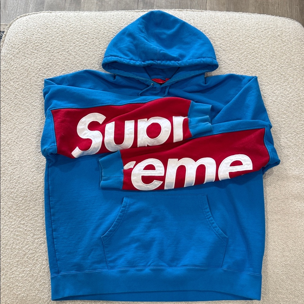 Supreme Blue and Red Men's Sweater